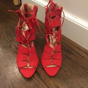 Loeffler Randall lace up heels